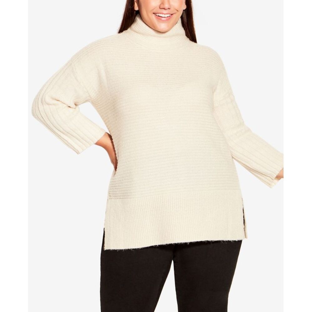 Avenue Plus Size Cowl Sweater